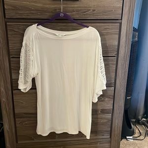 White boho shirt. Worn once.